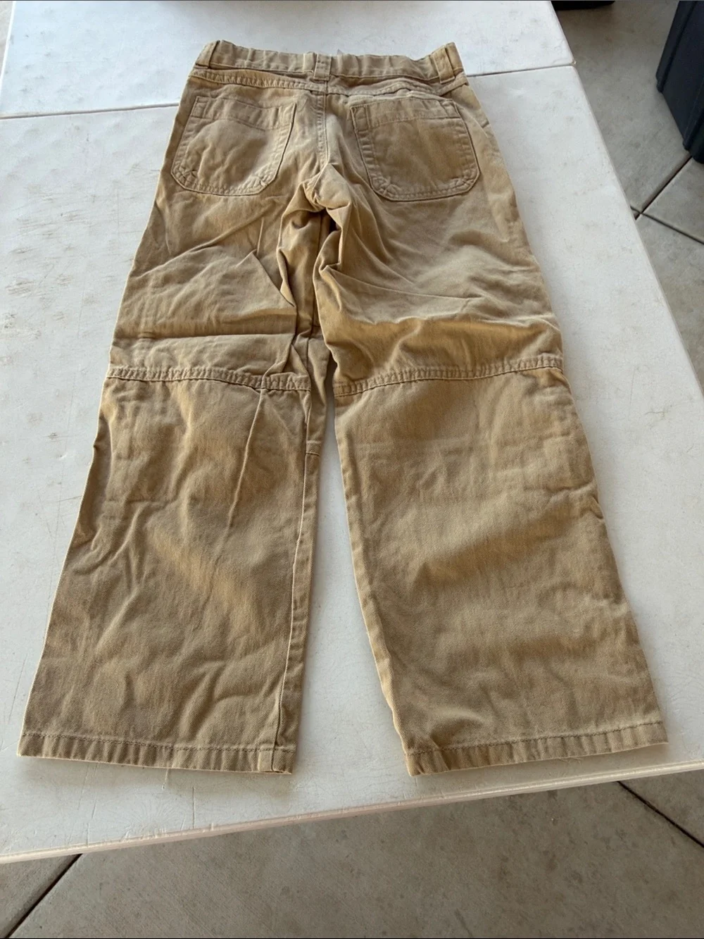 Gymboree Khaki/Tan Cargo Pants with Zippered Knee Pockets